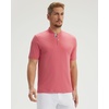 image:imageM MAELREG Mens Golf Shirts Collarless Performance Dry Fit Moisture Wicking Casual Solid Short Sleeve Henley Shirts for MenBrick Red
