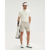 image:imageM MAELREG Mens Golf Shirts Collarless Performance Dry Fit Moisture Wicking Casual Solid Short Sleeve Henley Shirts for MenCream