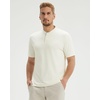 image:imageM MAELREG Mens Golf Shirts Collarless Performance Dry Fit Moisture Wicking Casual Solid Short Sleeve Henley Shirts for MenCream