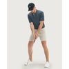 image:imageM MAELREG Mens Golf Shirts Collarless Performance Dry Fit Moisture Wicking Casual Solid Short Sleeve Henley Shirts for MenDark Grey