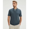 image:imageM MAELREG Mens Golf Shirts Collarless Performance Dry Fit Moisture Wicking Casual Solid Short Sleeve Henley Shirts for MenDark Grey