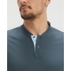 image:imageM MAELREG Mens Golf Shirts Collarless Performance Dry Fit Moisture Wicking Casual Solid Short Sleeve Henley Shirts for MenDark Grey