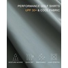 image:imageM MAELREG Mens Golf Shirts Collarless Performance Dry Fit Moisture Wicking Casual Solid Short Sleeve Henley Shirts for MenGrey
