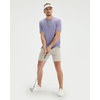 image:imageM MAELREG Mens Golf Shirts Collarless Performance Dry Fit Moisture Wicking Casual Solid Short Sleeve Henley Shirts for MenLavender