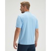 image:imageM MAELREG Mens Golf Shirts Collarless Performance Dry Fit Moisture Wicking Casual Solid Short Sleeve Henley Shirts for MenLight Blue