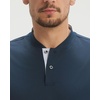 image:imageM MAELREG Mens Golf Shirts Collarless Performance Dry Fit Moisture Wicking Casual Solid Short Sleeve Henley Shirts for MenNavy