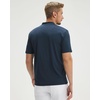 image:imageM MAELREG Mens Golf Shirts Collarless Performance Dry Fit Moisture Wicking Casual Solid Short Sleeve Henley Shirts for MenNavy