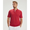 image:imageM MAELREG Mens Golf Shirts Collarless Performance Dry Fit Moisture Wicking Casual Solid Short Sleeve Henley Shirts for MenRed