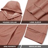 image:imageM MAELREG Mens Hoodies Pullover Performance Lightweight Hoodies For Men With 2 Pocket Dry Fit Wicking Stretch Golf SweatshirtBrick Melange
