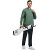 image:imageM MAELREG Mens Hoodies Pullover Performance Lightweight Hoodies For Men With 2 Pocket Dry Fit Wicking Stretch Golf SweatshirtDark Green Melange