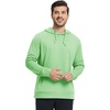image:imageM MAELREG Mens Hoodies Pullover Performance Lightweight Hoodies For Men With 2 Pocket Dry Fit Wicking Stretch Golf SweatshirtLight Green Melange