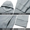 image:imageM MAELREG Mens Hoodies Pullover Performance Lightweight Hoodies For Men With 2 Pocket Dry Fit Wicking Stretch Golf SweatshirtLunar Rock Melange