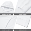 image:imageM MAELREG Mens Hoodies Pullover Performance Lightweight Hoodies For Men With 2 Pocket Dry Fit Wicking Stretch Golf SweatshirtWhite