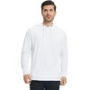 image:imageM MAELREG Mens Hoodies Pullover Performance Lightweight Hoodies For Men With 2 Pocket Dry Fit Wicking Stretch Golf SweatshirtWhite