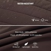 image:imageM MAELREG Mens Lightweight Puffer Vest WaterResistant Winter Outerwear Full Zip Sleeveless Jacket for Outdoor GolfCoffee Brown