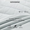 image:imageM MAELREG Mens Lightweight Puffer Vest WaterResistant Winter Outerwear Full Zip Sleeveless Jacket for Outdoor GolfLight Grey