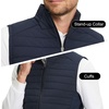 image:imageM MAELREG Mens Lightweight Puffer Vest WaterResistant Winter Outerwear Full Zip Sleeveless Jacket for Outdoor GolfNavy
