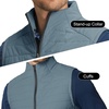 image:imageM MAELREG Mens Lightweight Puffer Vest WaterResistant Winter Outerwear Full Zip Sleeveless Jacket for Outdoor GolfSlate Blue