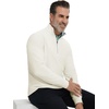 image:imageM MAELREG Mens Quarter Zip Pullover Lightweight Mock Neck Long Sleeve Midlayer Athletic Golf Half Zip Sweatshirt for MenCream