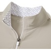 image:imageM MAELREG Mens Quarter Zip Pullover Lightweight Mock Neck Long Sleeve Midlayer Athletic Golf Half Zip Sweatshirt for MenKhaki Grey
