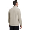 image:imageM MAELREG Mens Quarter Zip Pullover Lightweight Mock Neck Long Sleeve Midlayer Athletic Golf Half Zip Sweatshirt for MenKhaki Grey