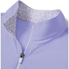 image:imageM MAELREG Mens Quarter Zip Pullover Lightweight Mock Neck Long Sleeve Midlayer Athletic Golf Half Zip Sweatshirt for MenLavender
