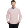 image:imageM MAELREG Mens Quarter Zip Pullover Lightweight Mock Neck Long Sleeve Midlayer Athletic Golf Half Zip Sweatshirt for MenLight Pink