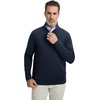 image:imageM MAELREG Mens Quarter Zip Pullover Lightweight Mock Neck Long Sleeve Midlayer Athletic Golf Half Zip Sweatshirt for MenNavy