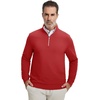 image:imageM MAELREG Mens Quarter Zip Pullover Lightweight Mock Neck Long Sleeve Midlayer Athletic Golf Half Zip Sweatshirt for MenRed