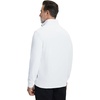 image:imageM MAELREG Mens Quarter Zip Pullover Lightweight Mock Neck Long Sleeve Midlayer Athletic Golf Half Zip Sweatshirt for MenWhite