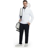 image:imageM MAELREG Mens Quarter Zip Pullover Lightweight Mock Neck Long Sleeve Midlayer Athletic Golf Half Zip Sweatshirt for MenWhite