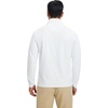 image:imageM MAELREG Mens Quarter Zip Pullover Lightweight Mock Neck Long Sleeve Midlayer Athletic Golf Half Zip Sweatshirt for MenWhite Navy Stripe