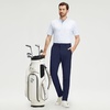 image:imageM MAELREG Mens Stretch Cotton Blend Golf Pants  5 Pocket Casual Dress Work Lightweight Slim Fit Mens PantDark Blue