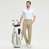 image:imageM MAELREG Mens Stretch Cotton Blend Golf Pants  5 Pocket Casual Dress Work Lightweight Slim Fit Mens PantKhaki