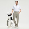 image:imageM MAELREG Mens Stretch Cotton Blend Golf Pants  5 Pocket Casual Dress Work Lightweight Slim Fit Mens PantKhaki Grey