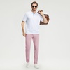 image:imageM MAELREG Mens Stretch Cotton Blend Golf Pants  5 Pocket Casual Dress Work Lightweight Slim Fit Mens PantPink