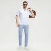 image:imageM MAELREG Mens Stretch Cotton Blend Golf Pants  5 Pocket Casual Dress Work Lightweight Slim Fit Mens PantSky Blue