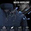 image:imageM MAELREG Mens Track Jackets Lightweight Full Zip Water Resistant Running Athletic Golf Jacket Quick Dry Casual OutwearBlue Indigo