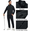 image:imageM MAELREG Mens Vest Outerwear Golf WaterResistant Performance Lightweight Fleece Vest for Men Sleeveless Lined MidlayerBlack