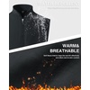 image:imageM MAELREG Mens Vest Outerwear Golf WaterResistant Performance Lightweight Fleece Vest for Men Sleeveless Lined MidlayerBlack