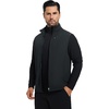 image:imageM MAELREG Mens Vest Outerwear Golf WaterResistant Performance Lightweight Fleece Vest for Men Sleeveless Lined MidlayerBlack