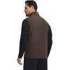 image:imageM MAELREG Mens Vest Outerwear Golf WaterResistant Performance Lightweight Fleece Vest for Men Sleeveless Lined MidlayerCoffee Brown