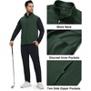 image:imageM MAELREG Mens Vest Outerwear Golf WaterResistant Performance Lightweight Fleece Vest for Men Sleeveless Lined MidlayerForest Green