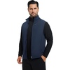 image:imageM MAELREG Mens Vest Outerwear Golf WaterResistant Performance Lightweight Fleece Vest for Men Sleeveless Lined MidlayerNavy