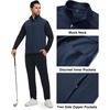 image:imageM MAELREG Mens Vest Outerwear Golf WaterResistant Performance Lightweight Fleece Vest for Men Sleeveless Lined MidlayerNavy