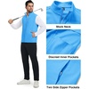 image:imageM MAELREG Mens Vest Outerwear Golf WaterResistant Performance Lightweight Fleece Vest for Men Sleeveless Lined MidlayerSky Blue