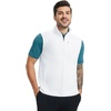 image:imageM MAELREG Mens Vest Outerwear Golf WaterResistant Performance Lightweight Fleece Vest for Men Sleeveless Lined MidlayerWhite