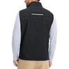 image:imageM MAELREG Mens Vests Outerwear Windproof Lightweight Softshell Vests Zip Pockets Sports Sleeveless Jacket Golf Vests for MenBlack