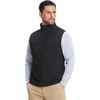image:imageM MAELREG Mens Vests Outerwear Windproof Lightweight Softshell Vests Zip Pockets Sports Sleeveless Jacket Golf Vests for MenBlack