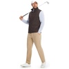 image:imageM MAELREG Mens Vests Outerwear Windproof Lightweight Softshell Vests Zip Pockets Sports Sleeveless Jacket Golf Vests for MenCoffee Brown